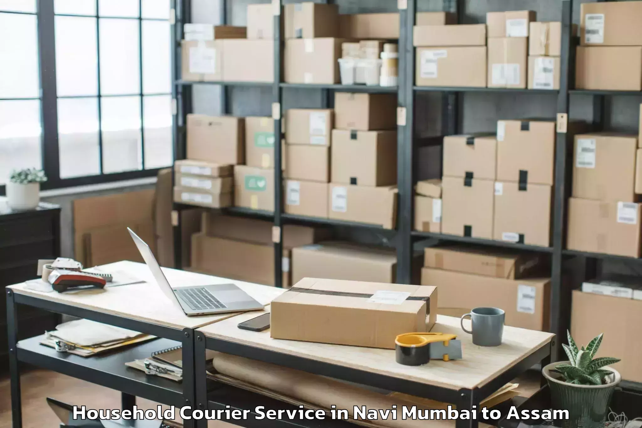 Leading Navi Mumbai to Baihata Chariali Household Courier Provider